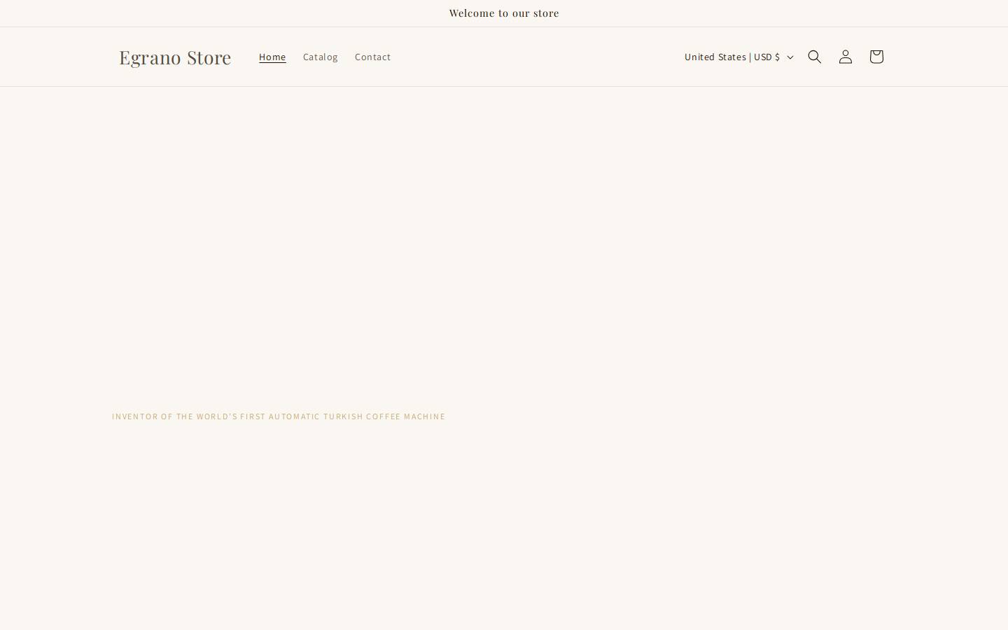 egranostore.com homepage screenshot