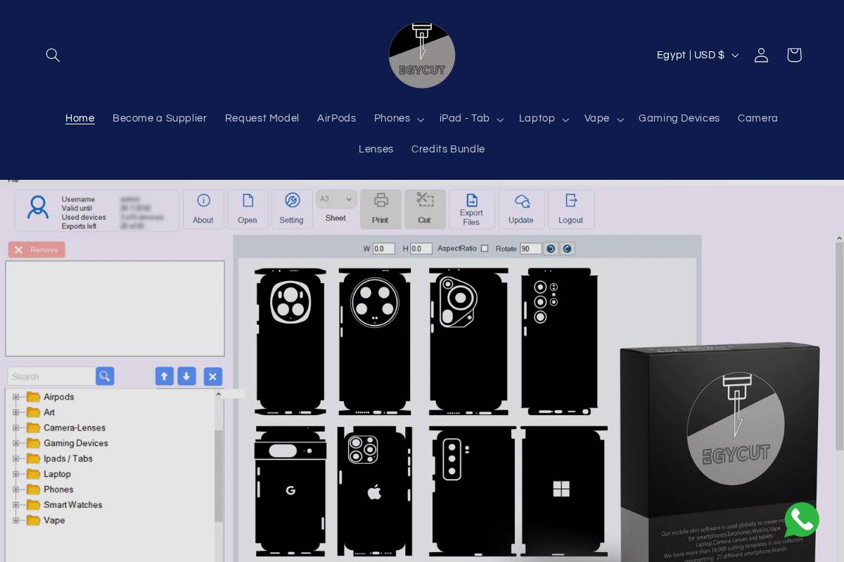 egycutfile.com homepage screenshot