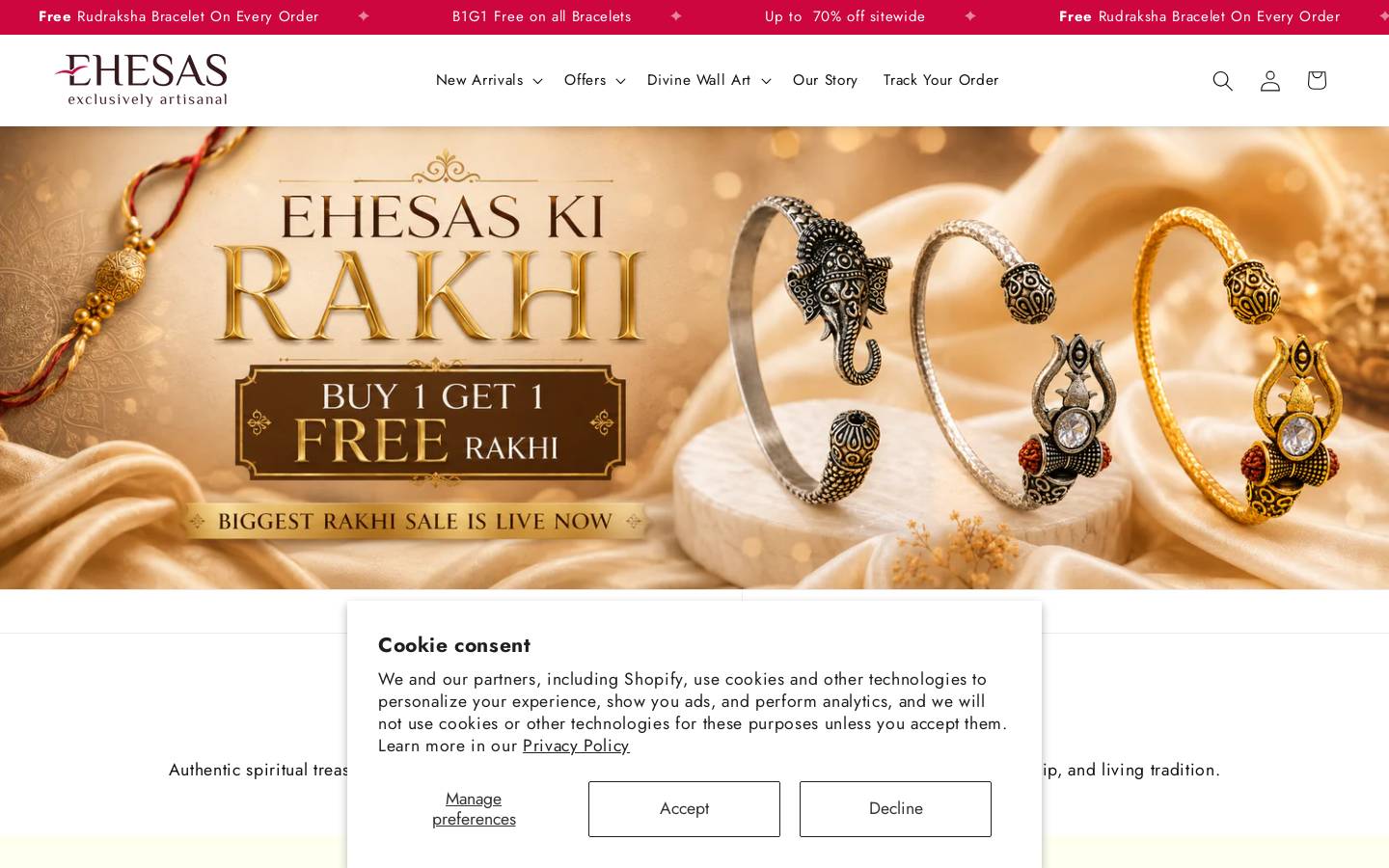 ehesas.com homepage screenshot