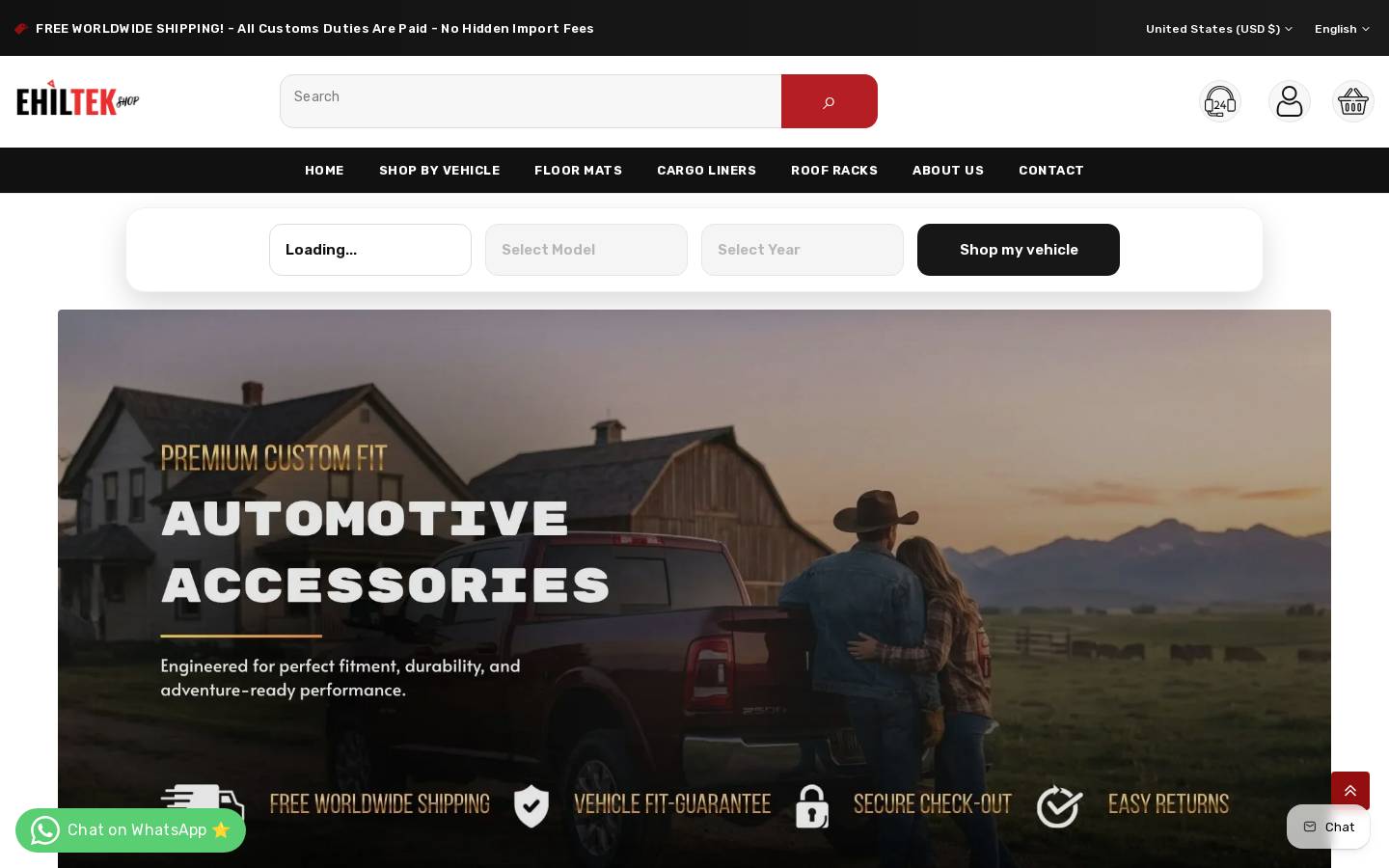 ehiltekshop.com homepage screenshot