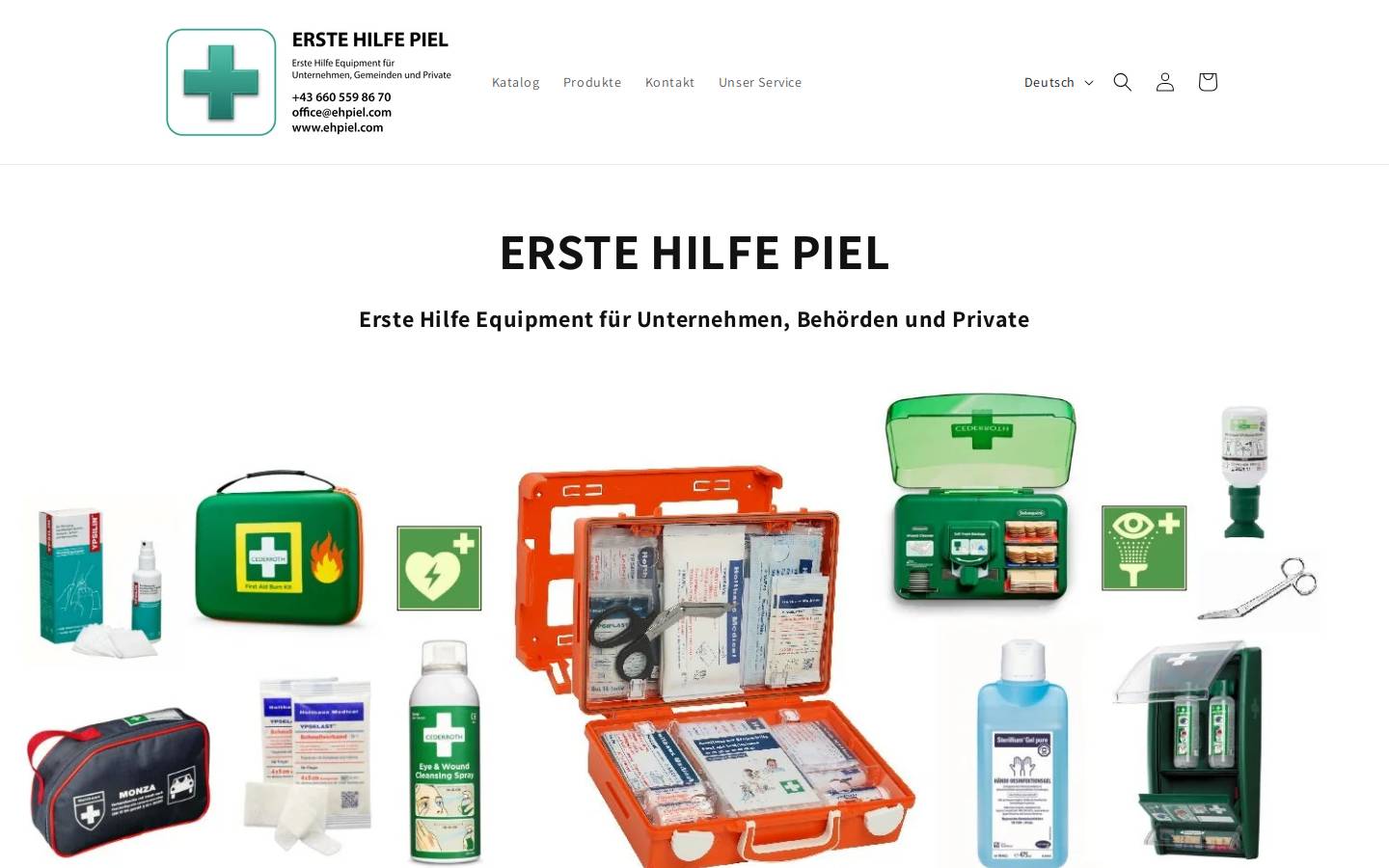 ehpiel.com homepage screenshot