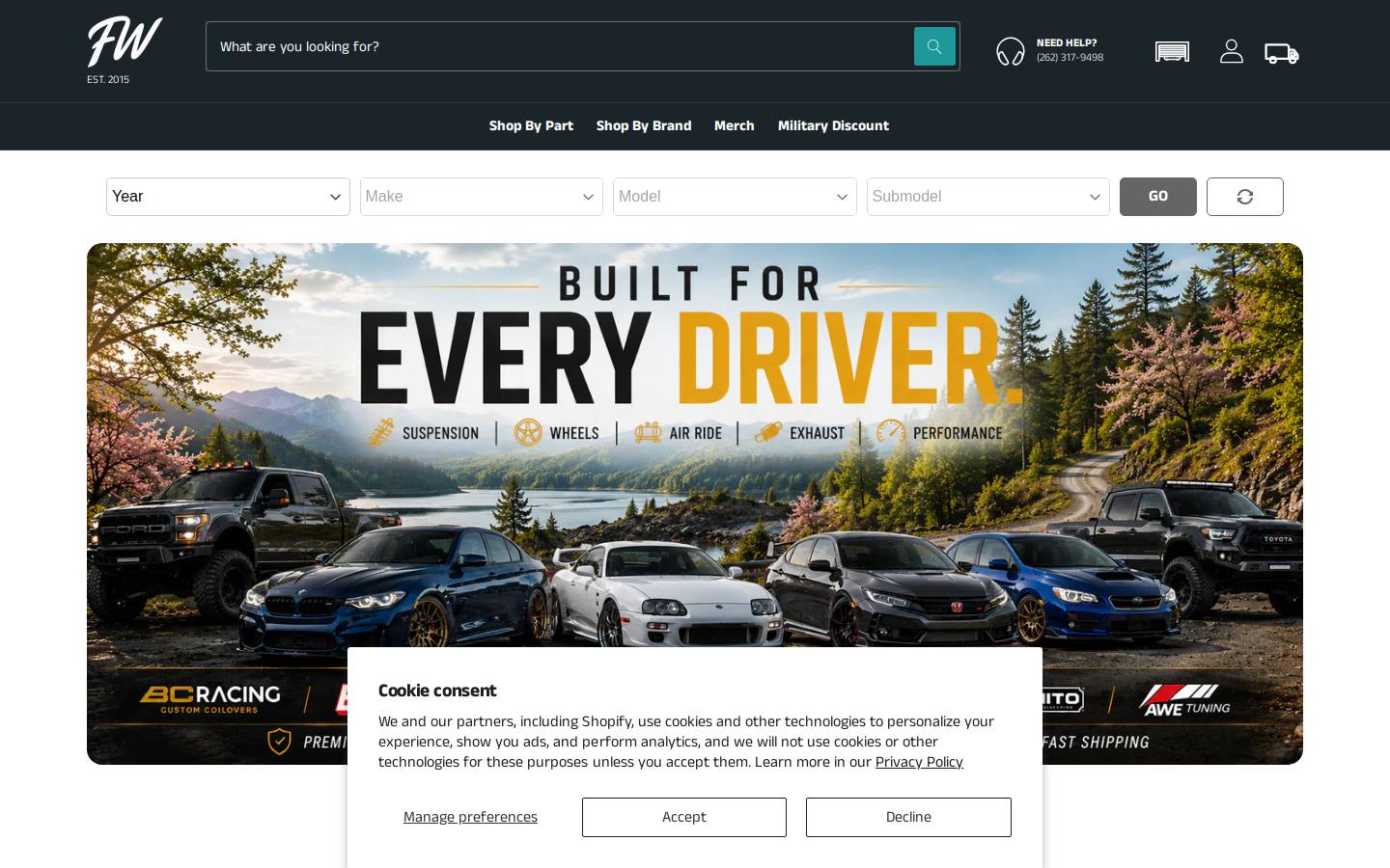 eibachsuspension.com homepage screenshot