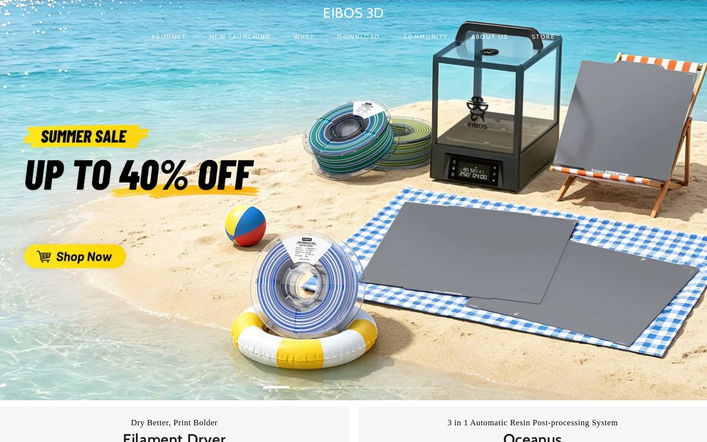 eibos3d.com homepage screenshot