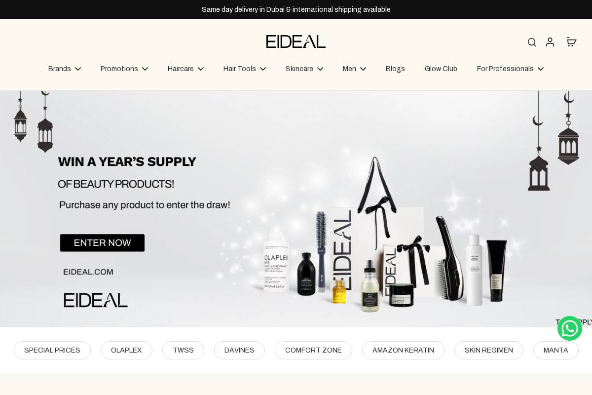 Eideal homepage screenshot