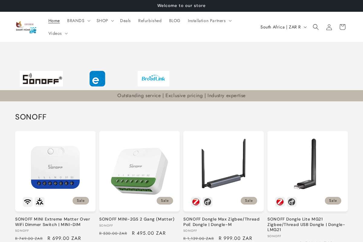 Eiferer_ZA homepage screenshot