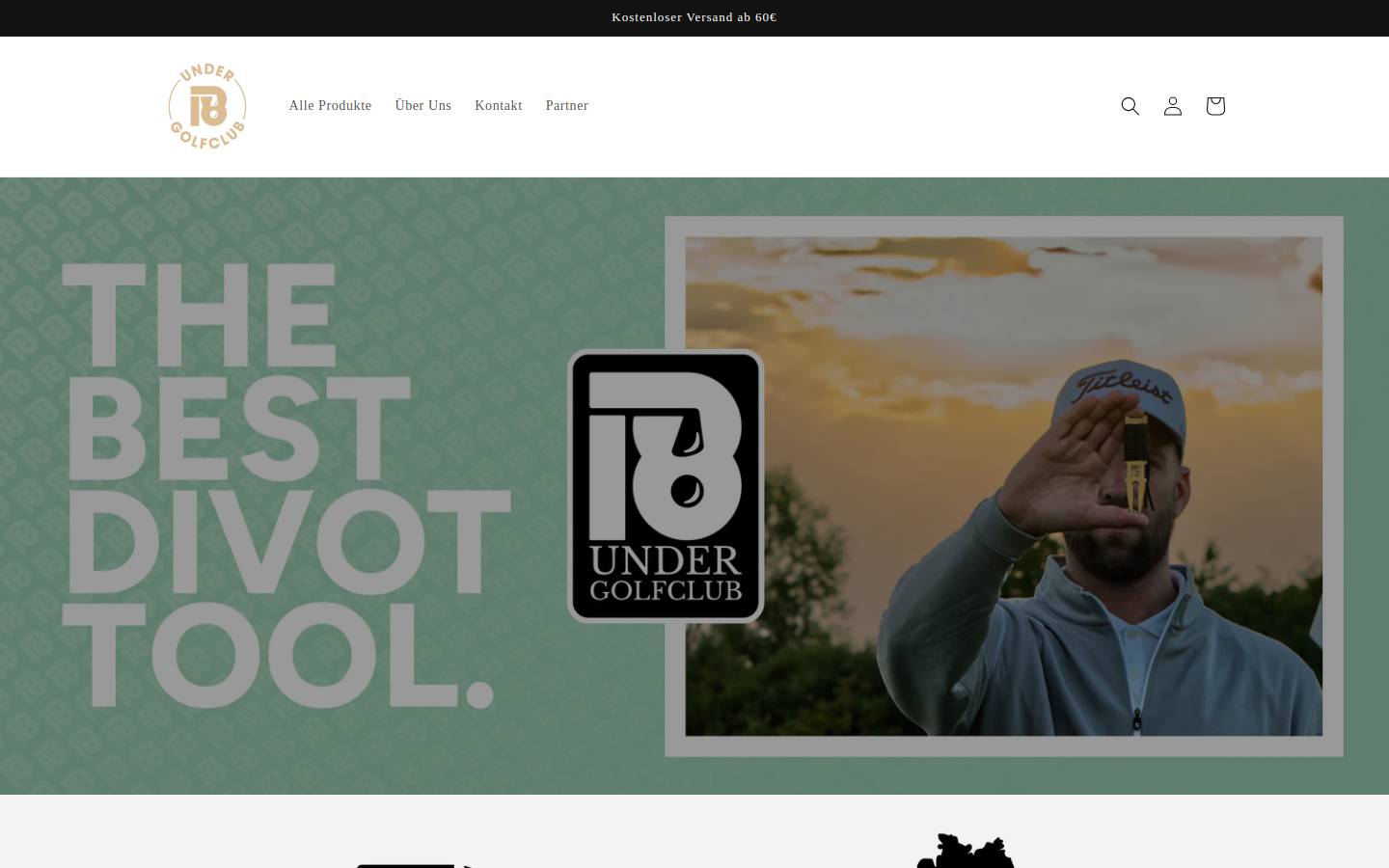 eighteenundergolfclub.com homepage screenshot
