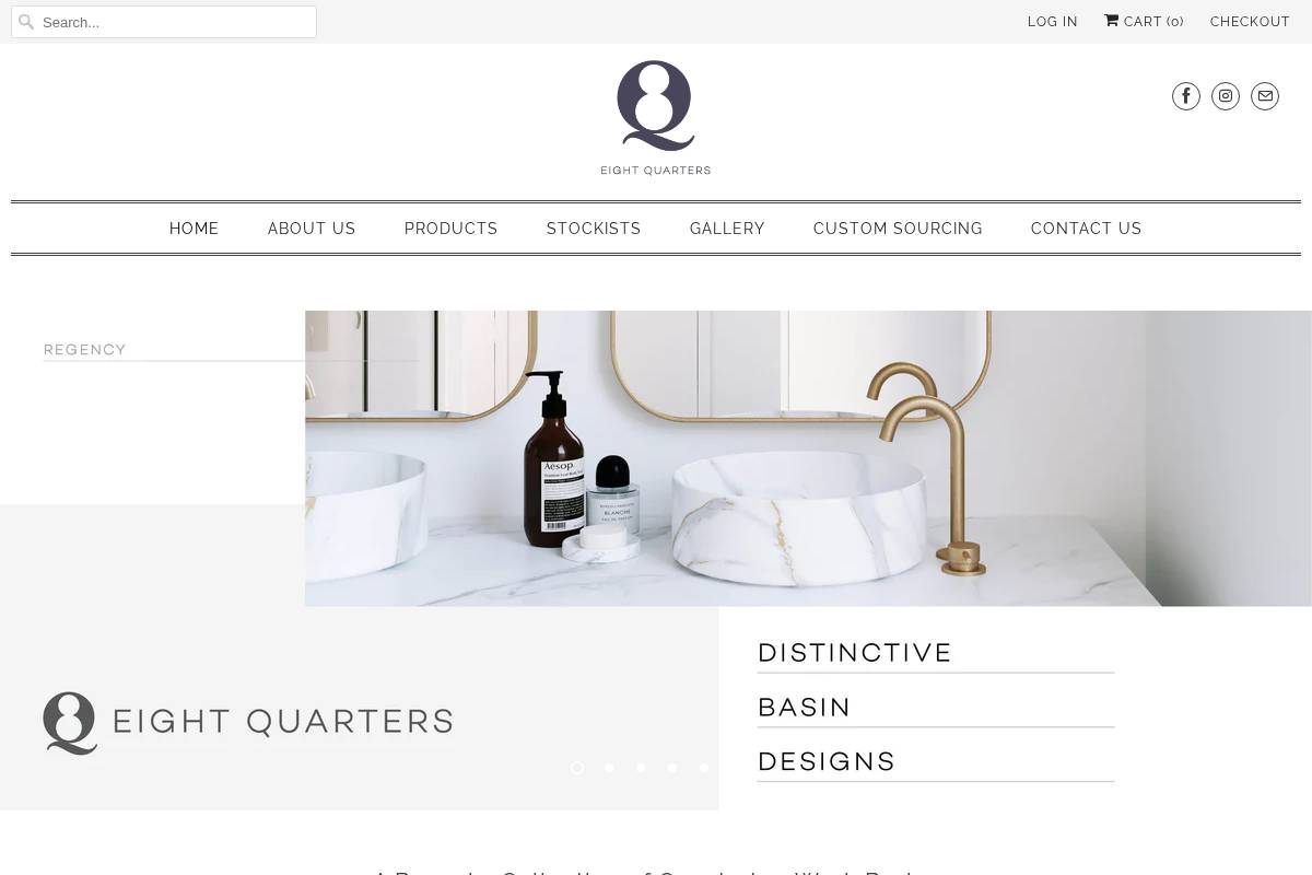 eightquarters.com.au homepage screenshot