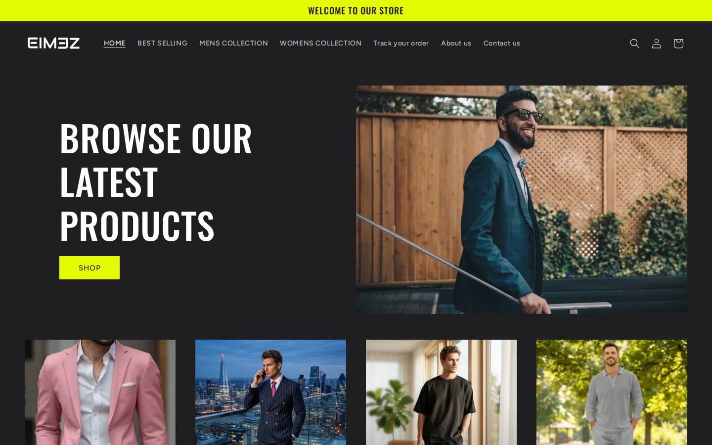 eimez.com homepage screenshot