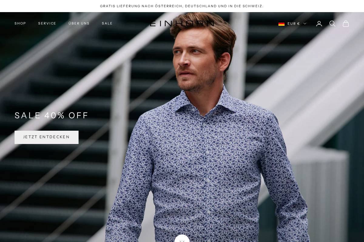 einhorn.de homepage screenshot