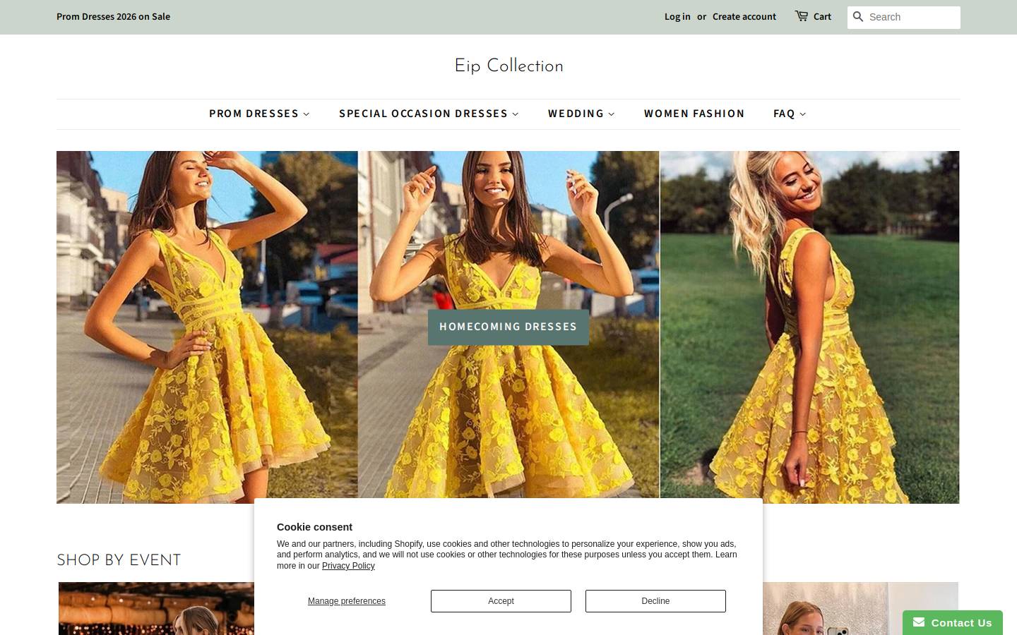eipcollection.com homepage screenshot