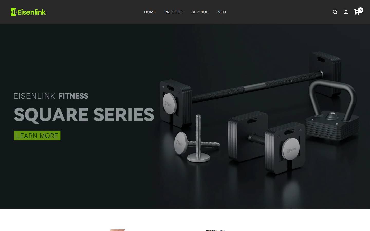 Eisenlink homepage screenshot
