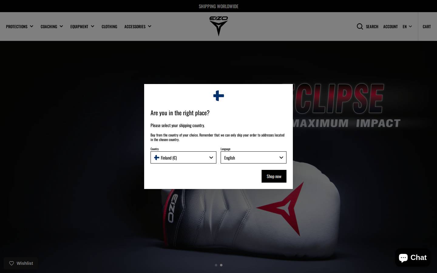 eizosport.com homepage screenshot