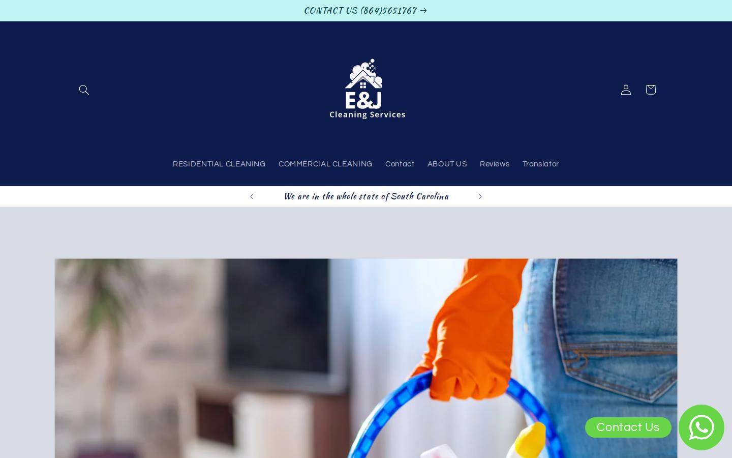 ejcleaningservicellc.com homepage screenshot