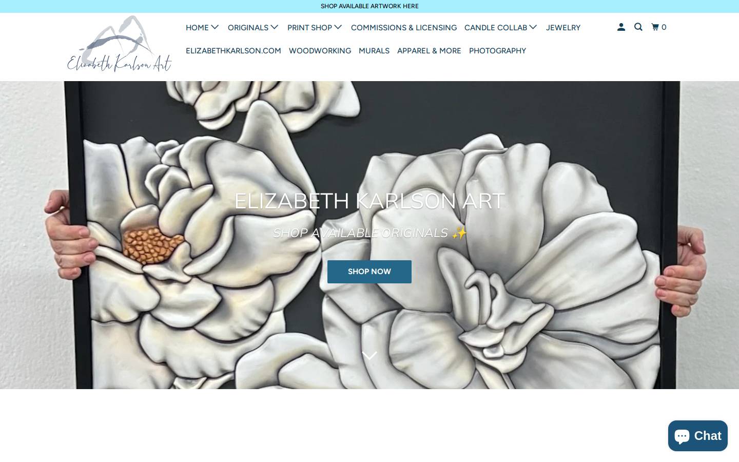 ekabrand.com homepage screenshot