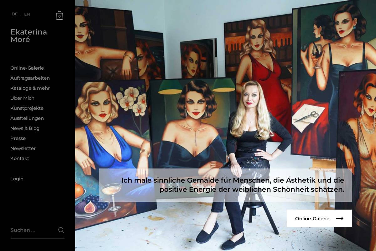 ekaterina-more.com homepage screenshot