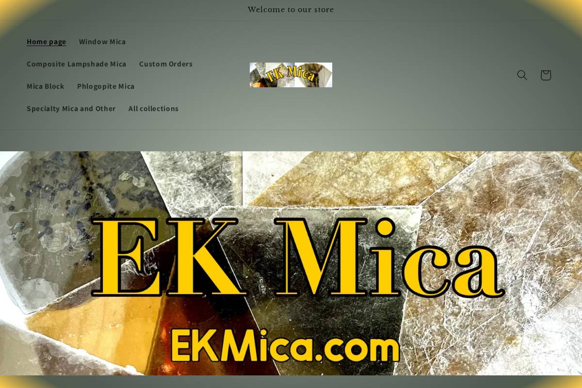 ekmica.com homepage screenshot
