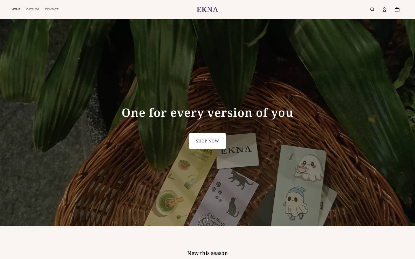 ekna.in homepage screenshot