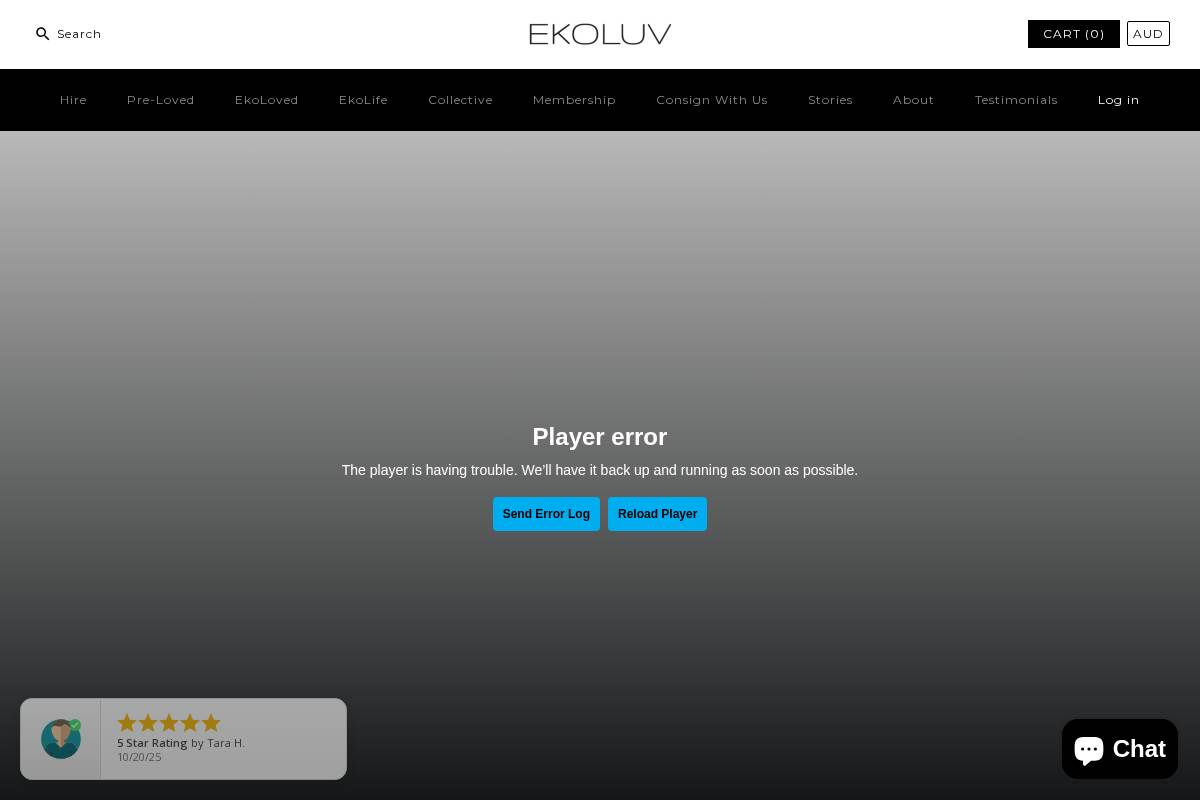 Ekoluv homepage screenshot