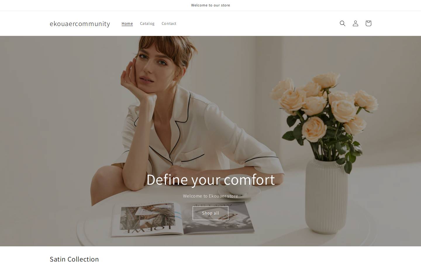 ekouaercommunity.com homepage screenshot