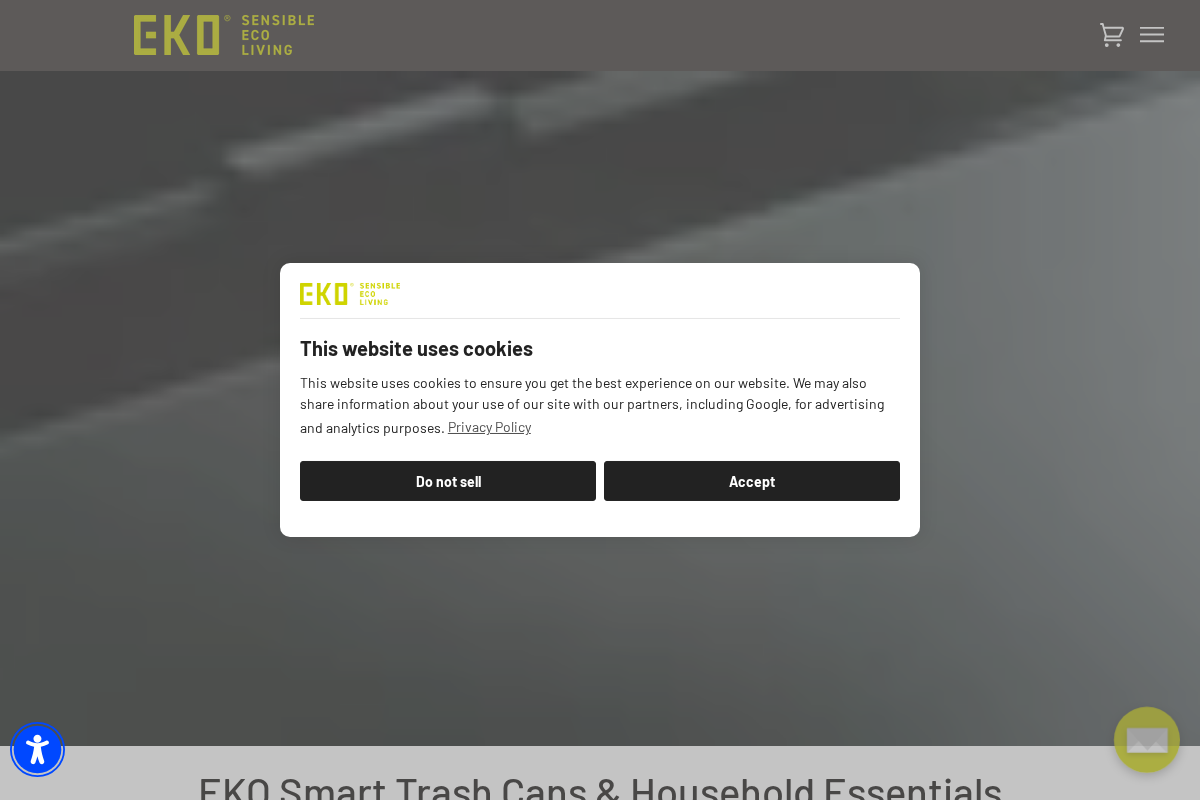 Ekousa homepage screenshot