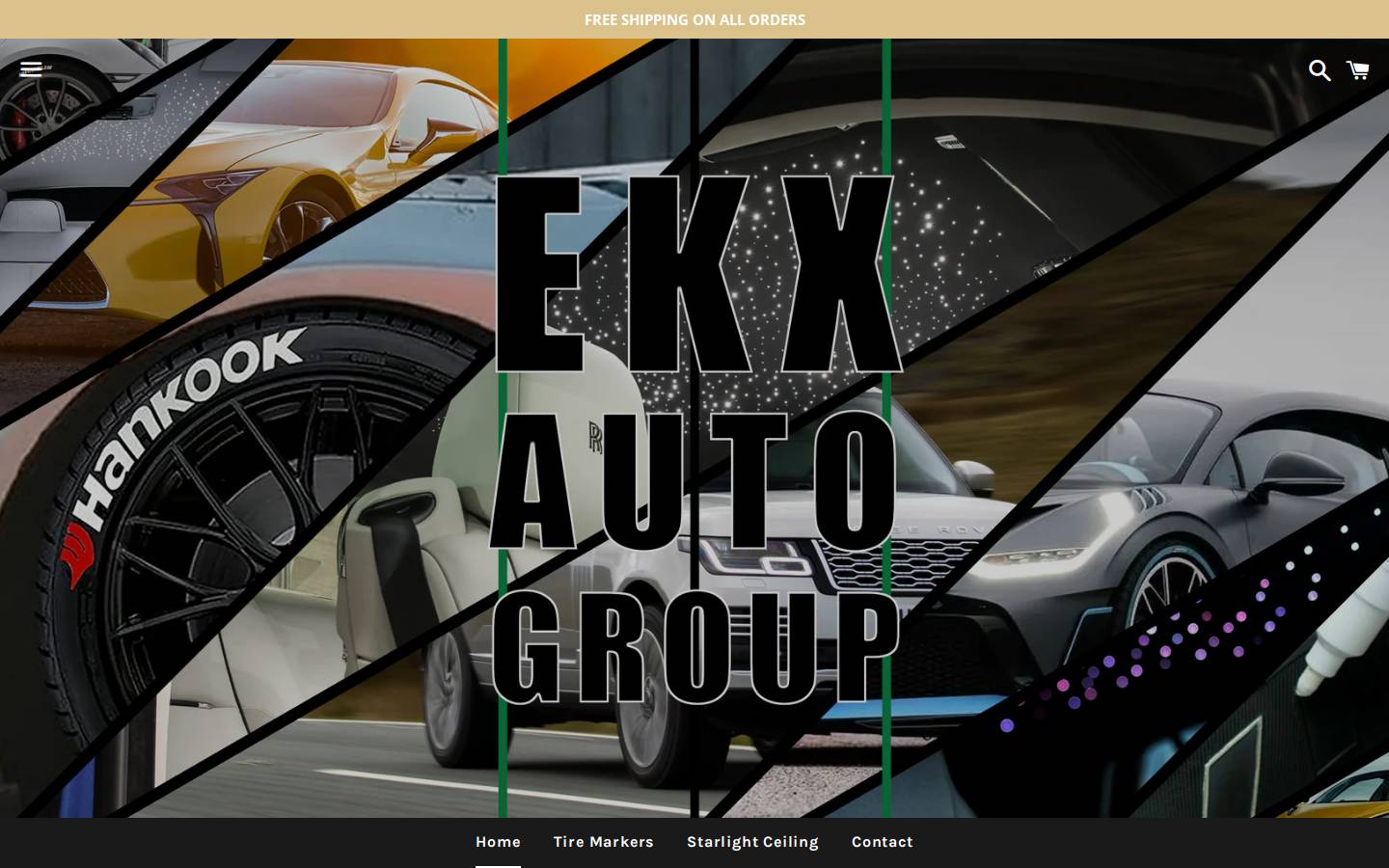 ekxautogroup.com homepage screenshot