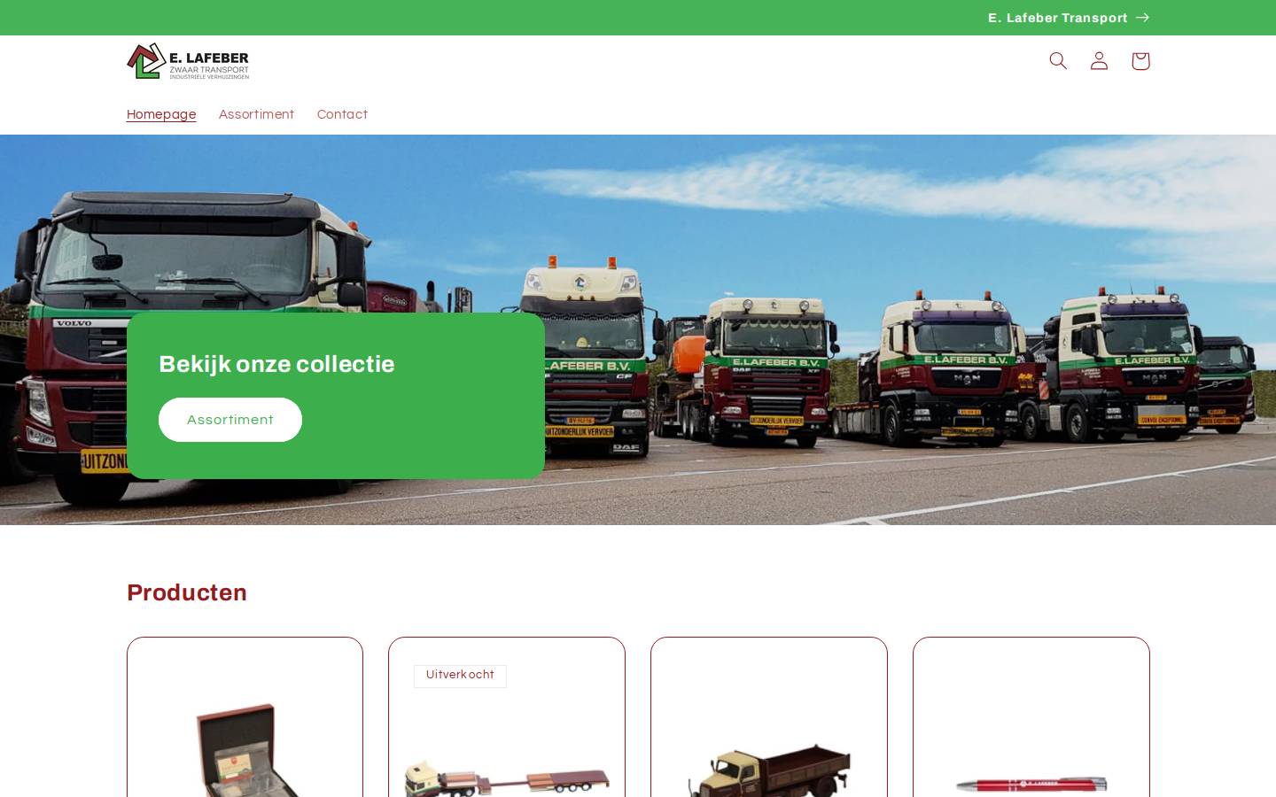 elafebershop.nl homepage screenshot