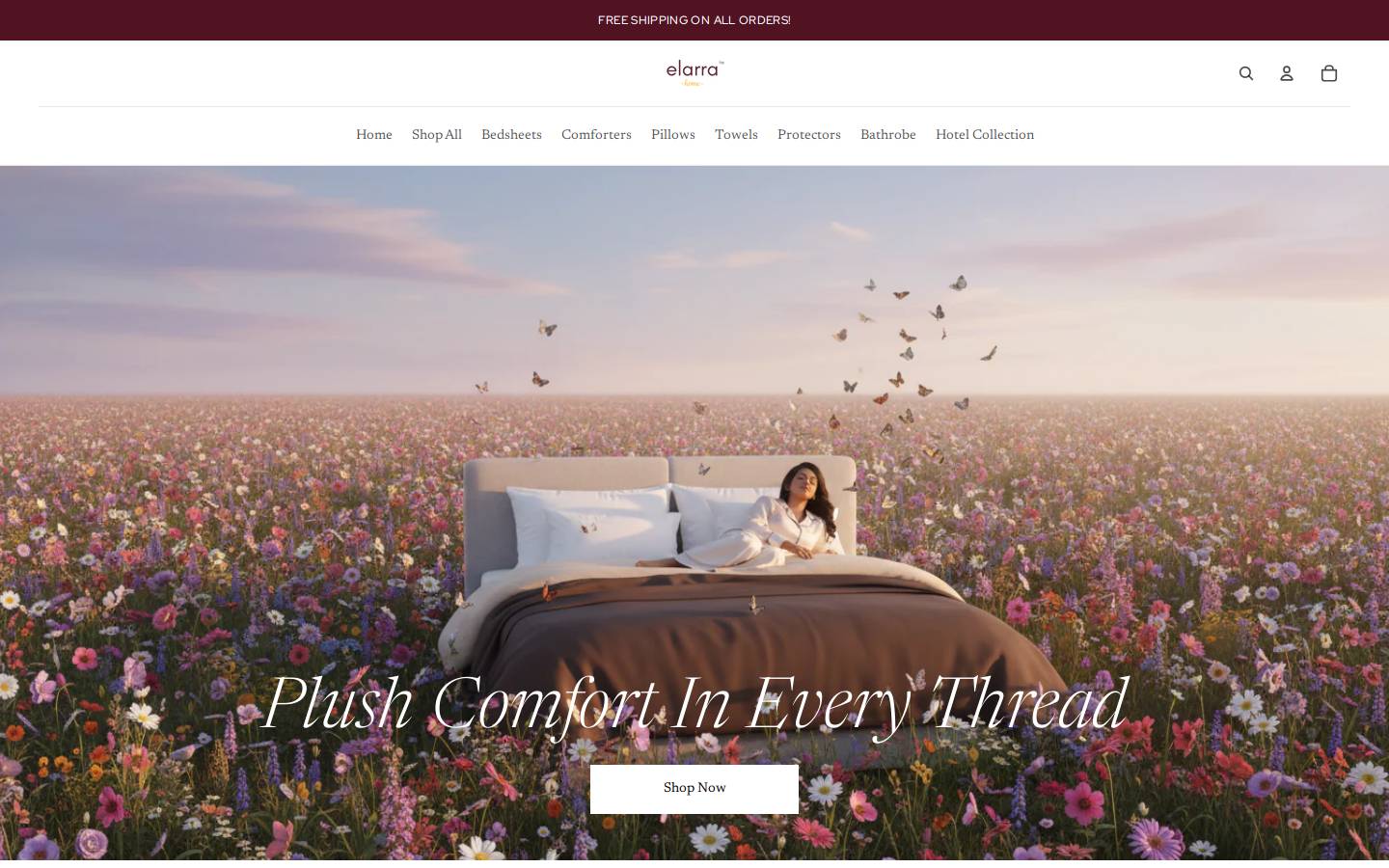 elarrahome.in homepage screenshot