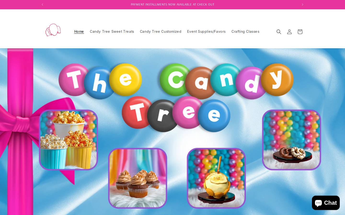 elasyabcandytree.com homepage screenshot