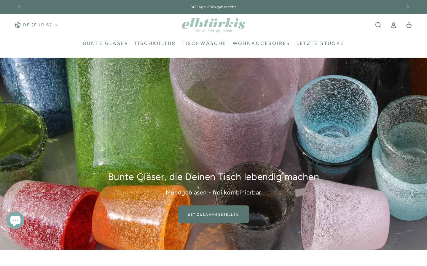 Elbtuerkis homepage screenshot