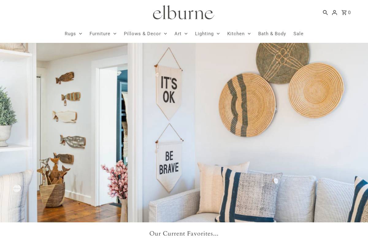 elburne.com homepage screenshot