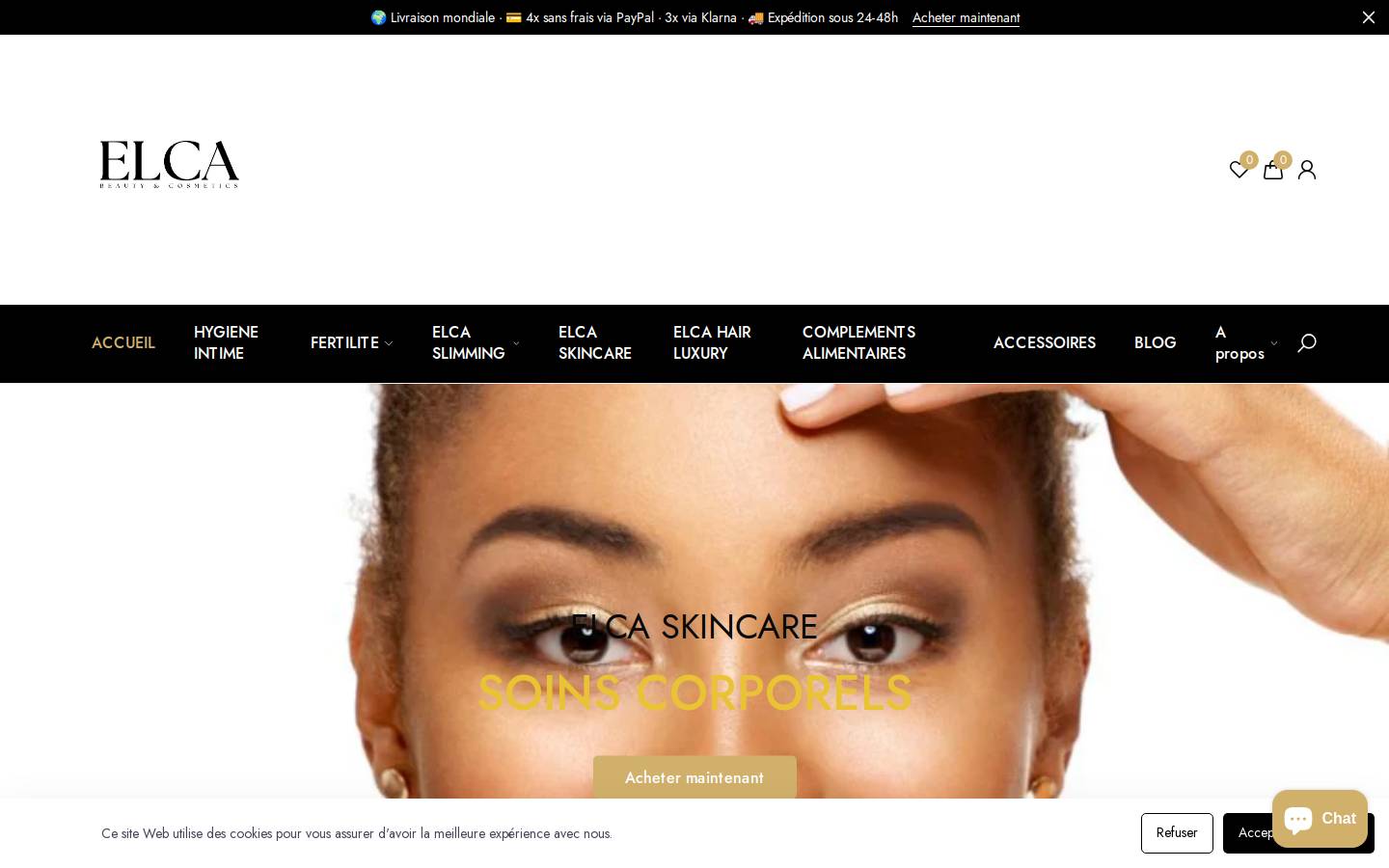 elcabeauty.com homepage screenshot