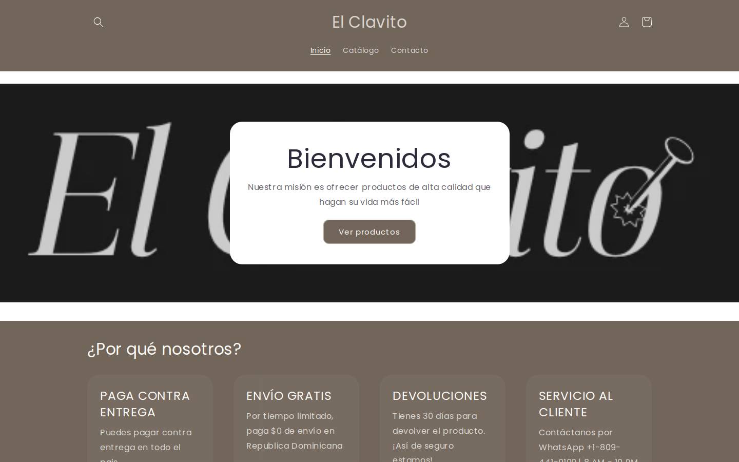 elclavito.com homepage screenshot