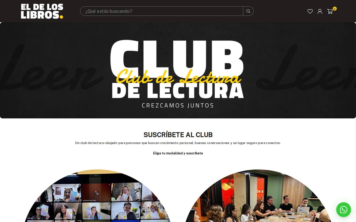 eldeloslibros.co homepage screenshot