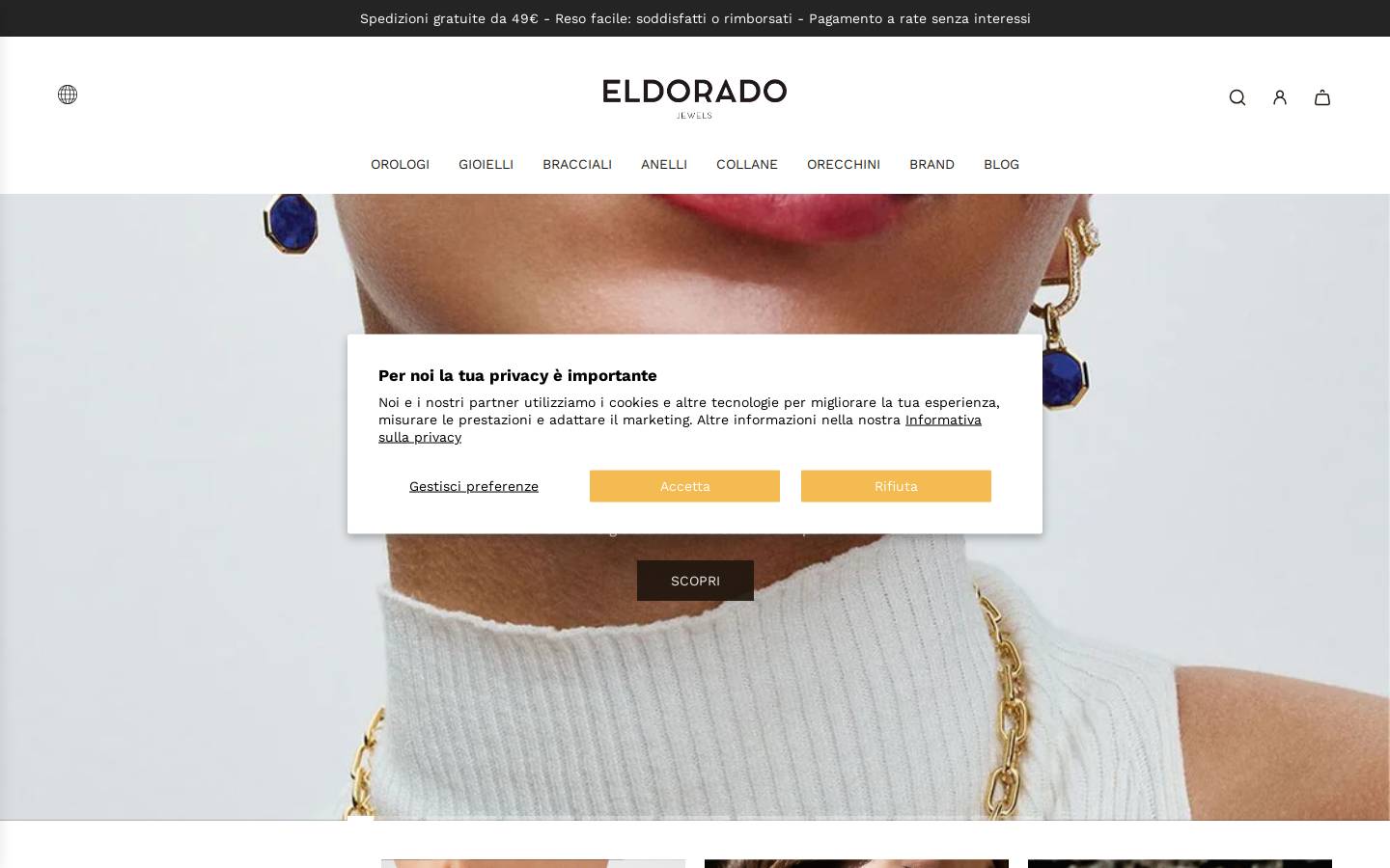 Eldorado Jewels homepage screenshot