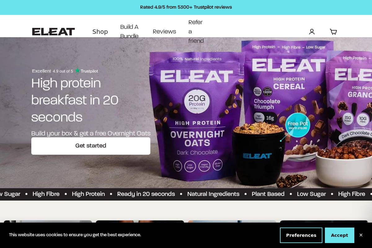 ELEAT homepage screenshot