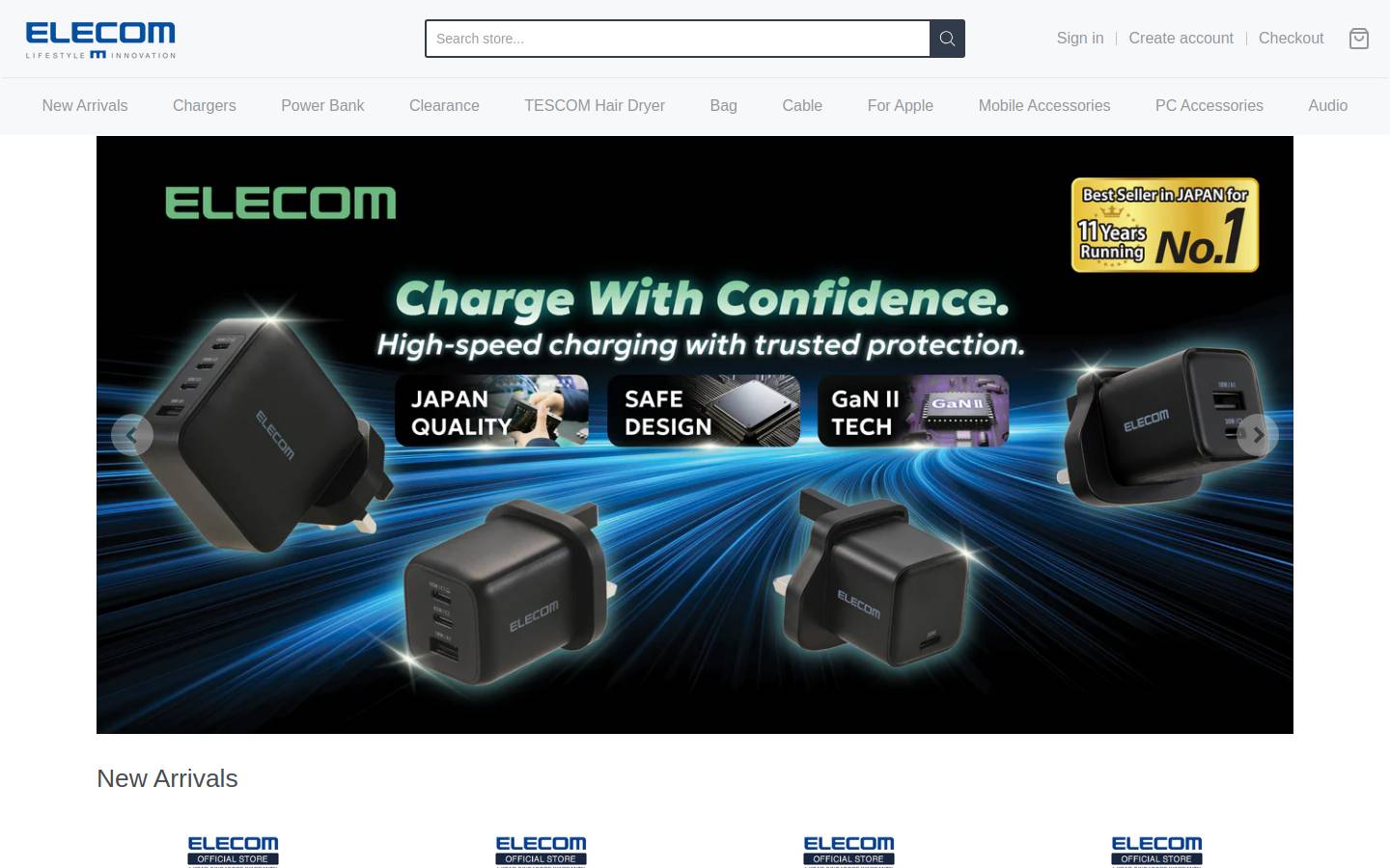 elecomindonesia.com homepage screenshot