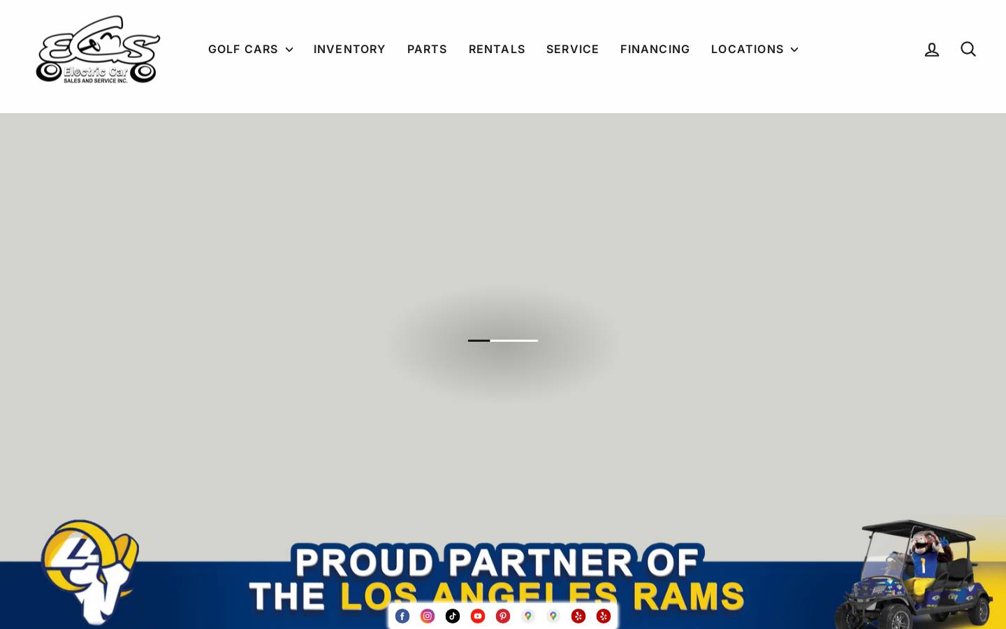 electriccarsalesandservice.com homepage screenshot