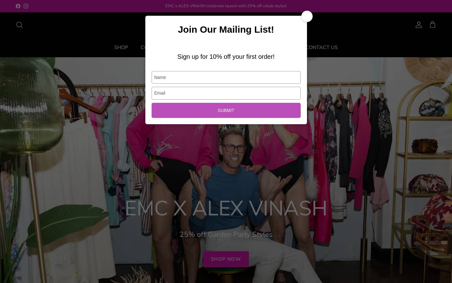 electricmerchco.com homepage screenshot