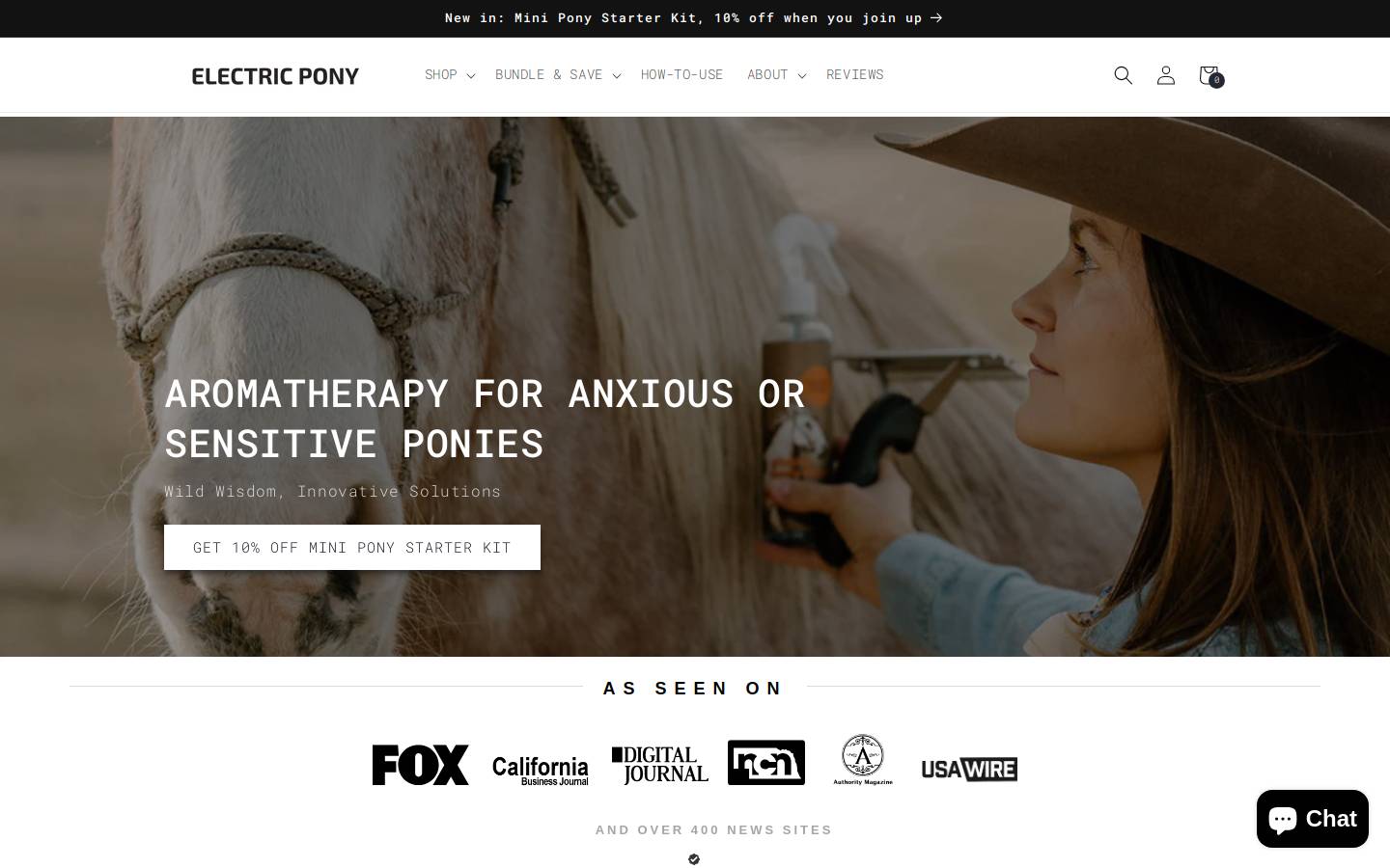 electricponyco.com homepage screenshot