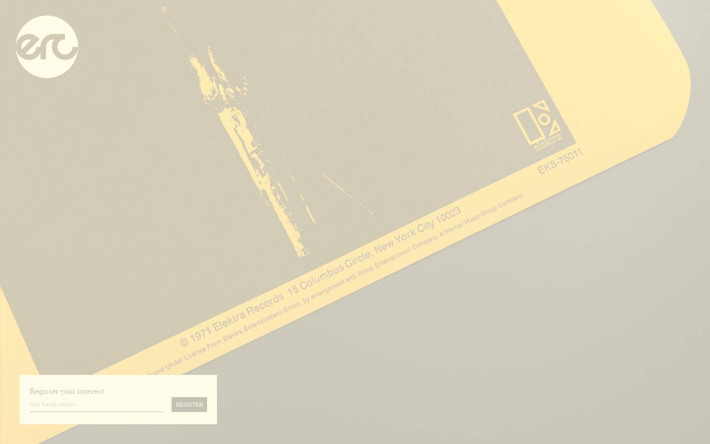 electricrecordingco.com homepage screenshot
