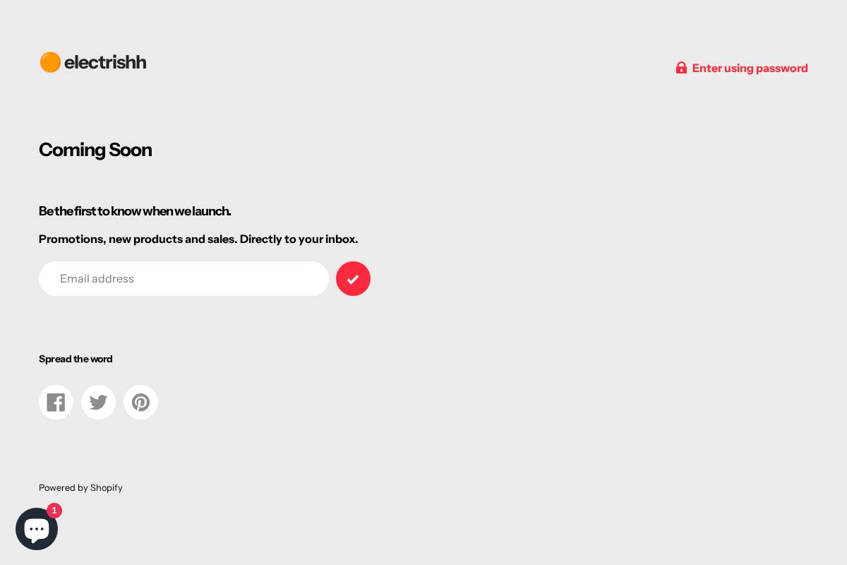 electrishh.com homepage screenshot