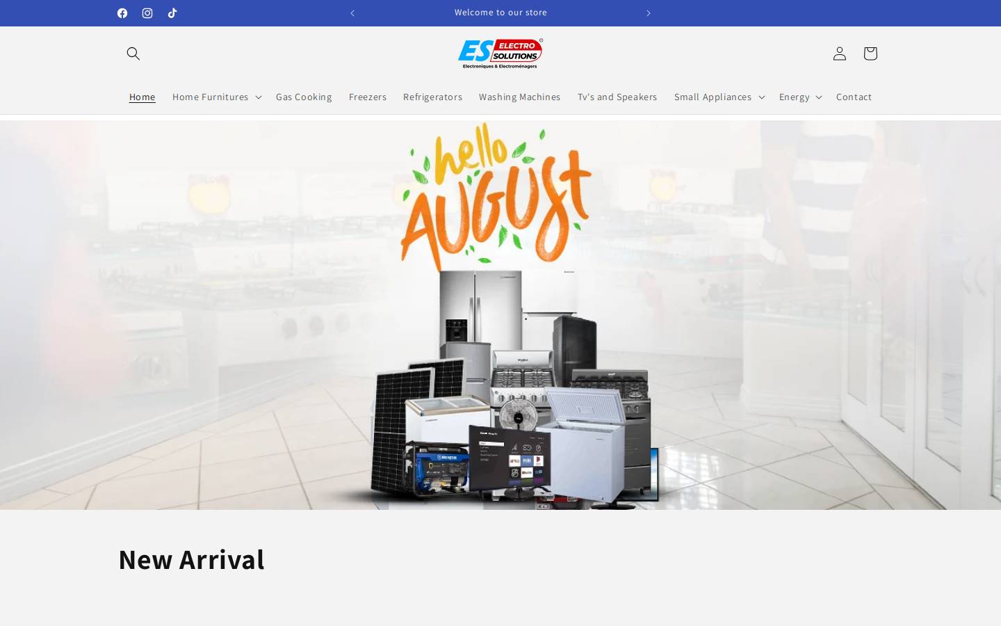 electrohaiti.com homepage screenshot