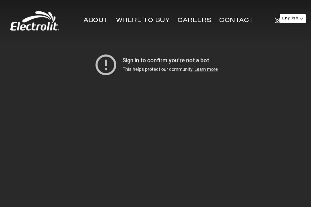 electrolit.ca homepage screenshot