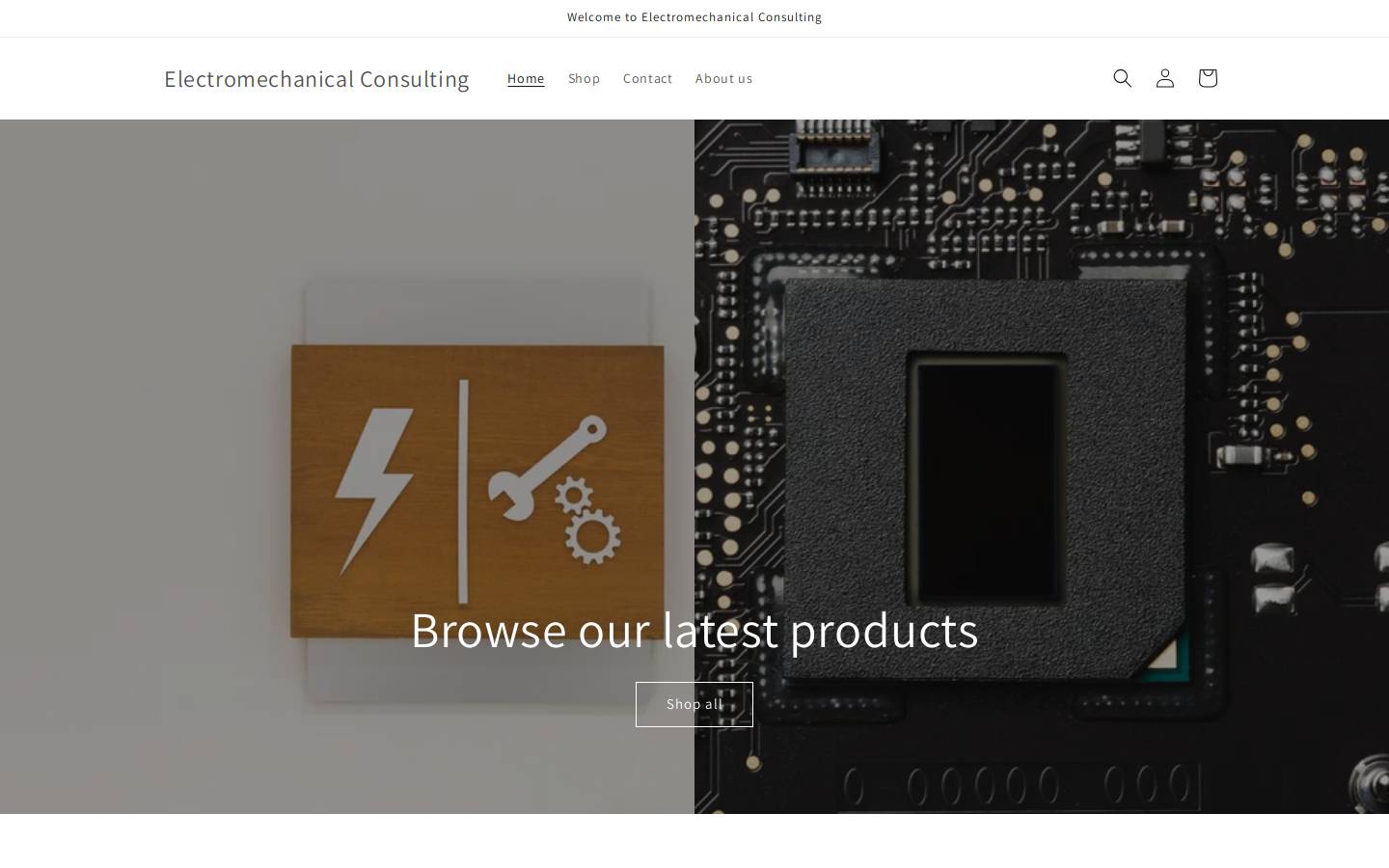 electromechanical.net homepage screenshot