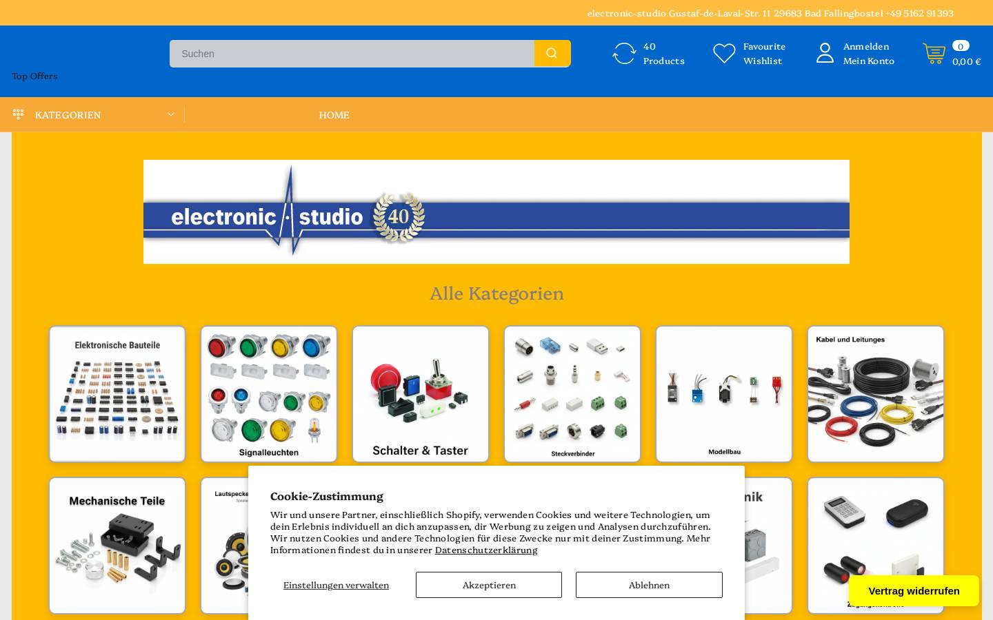 electronic-studio.eu homepage screenshot