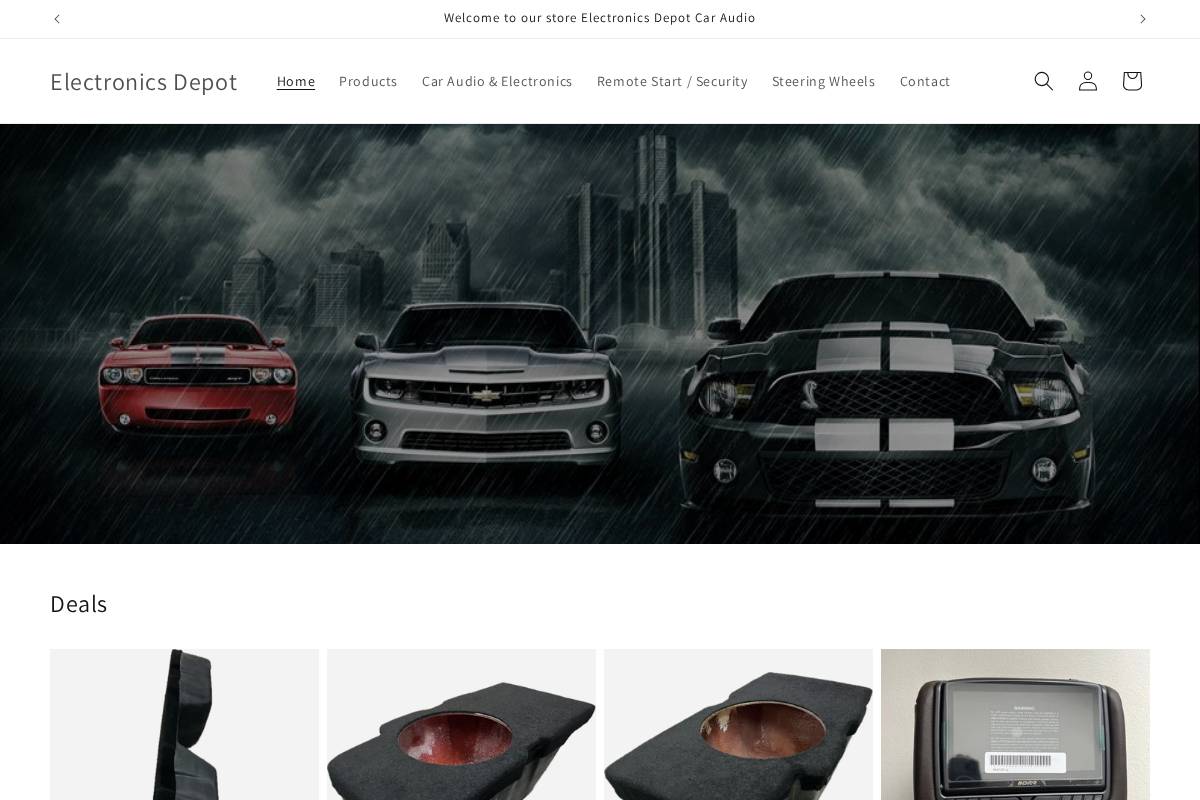 electronicsdepotfl.com homepage screenshot