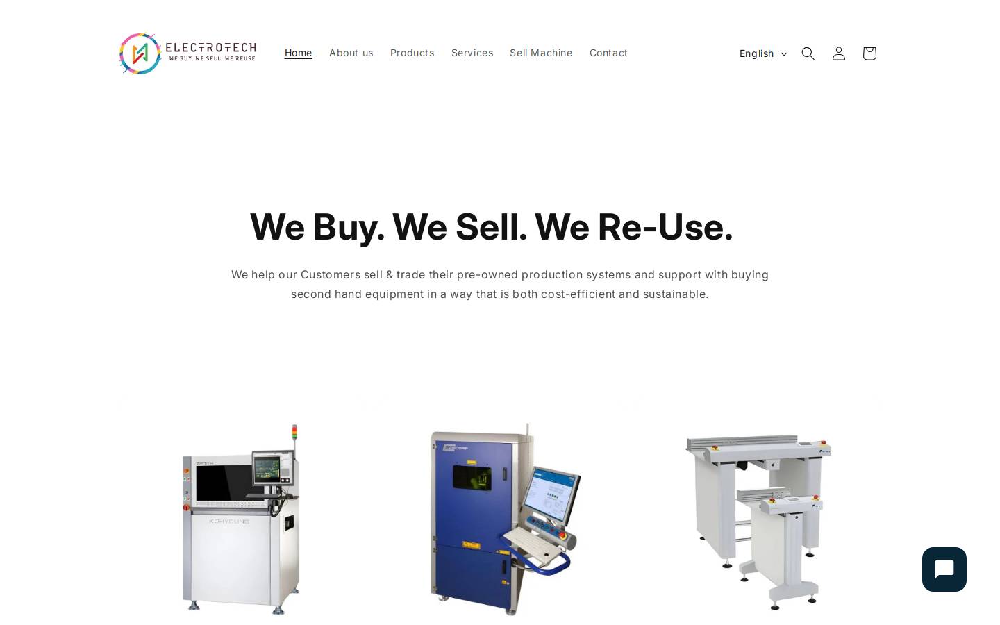 electrotechsmt.com homepage screenshot