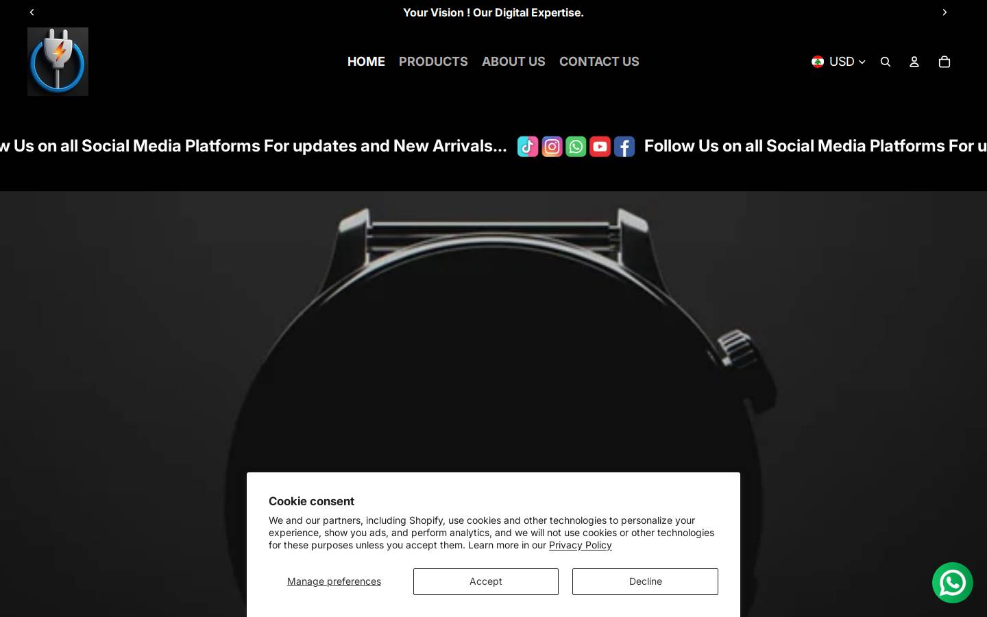 electrotrad.com homepage screenshot