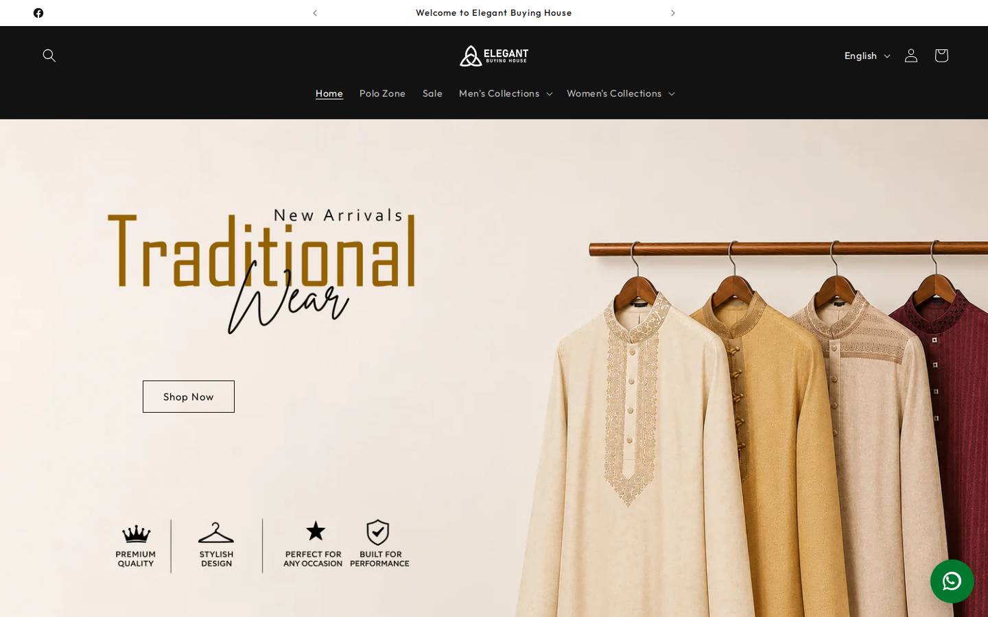 elegantbuyinghouse.shop homepage screenshot