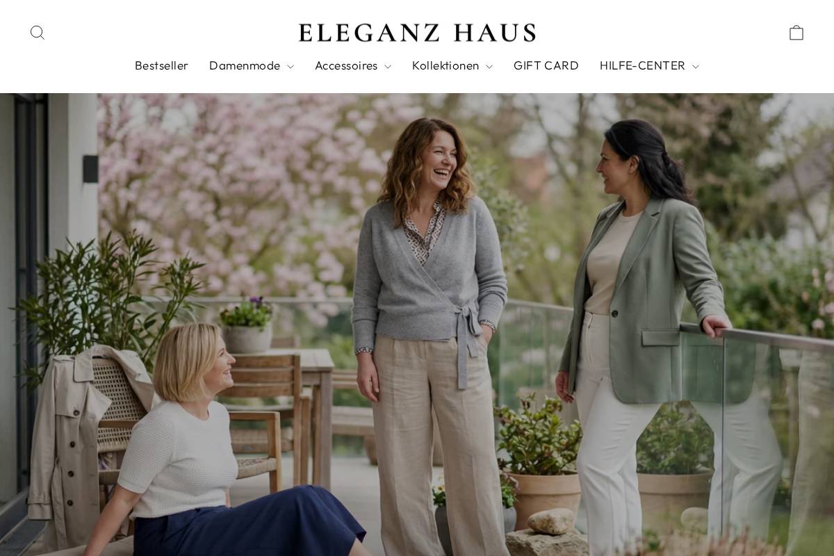 Eleganz Haus homepage screenshot